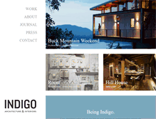 Tablet Screenshot of beingindigo.com